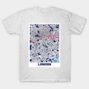 London - United Kingdom MilkTea City Map T-Shirt